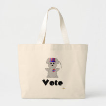 Voto gris de votación Huggable del ratón Bolsas