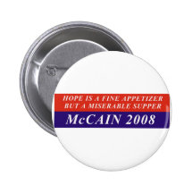Voto McCain de la esperanza Pins