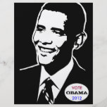 VOTO OBAMA, aviador 2012 Tarjeta Publicitaria