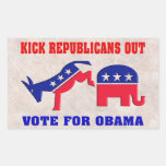VOTO PARA EL PEGATINA DE OBAMA