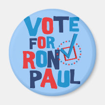 Voto para la elección 2012 de Ron Paul Imán Para Frigorífico