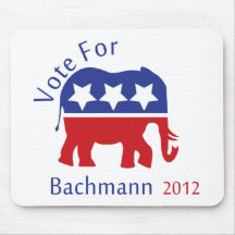 Voto para Michelle Bachmann 2012 Tapete De Ratones
