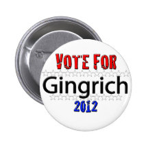 Voto para Newt Gingrich en 2012 Pin