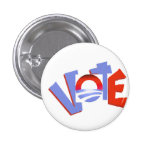 Voto para Obama 2012 botones de la campaña Pin