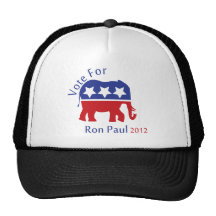 Voto para Ron Paul 2012 Gorro De Camionero