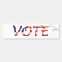 Voto - pegatina para el parachoques pegatina de parachoque