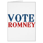 VOTO ROMNEY 2012 TARJETA