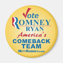 Voto Romney Ryan - Obama anti Imán Para Frigorifico