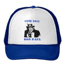 VOTO RON PAUL 2012 GORROS BORDADOS