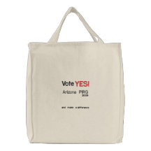 ¡Voto, SÍ! , Arizona PIRG, 2009, y hace a, dif… Bolsas De Mano Bordadas