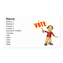 Voto Tarjeta De Negocio