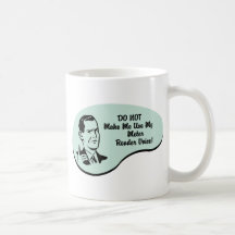Voz del lector de metro taza