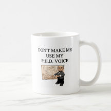 Voz del PHD Tazas De Café
