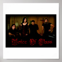Voz del poster de los vidrios
