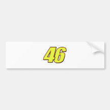 VR46redline Etiqueta De Parachoque