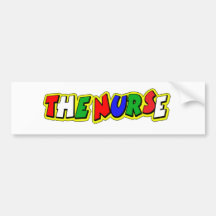 VRnurse5 Etiqueta De Parachoque