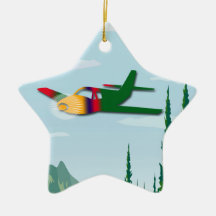 Vuelo a solas ornaments para arbol de navidad