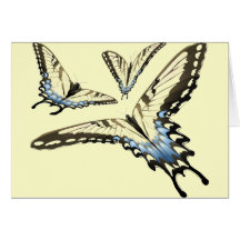 Vuelo Butterlies Tarjeton