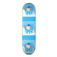 Vuelo del dragón del invierno a través de los copo patinetas personalizadas