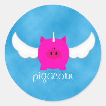 Vuelo Pigacorn Pegatina