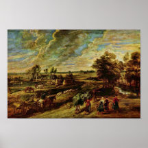 Vuelta de los campesinos de The Field de Rubens Impresiones