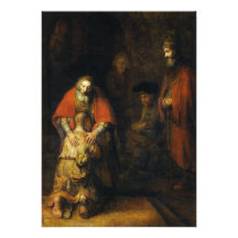 Vuelta del hijo despilfarrador de Rembrandt Comunicado Personalizado