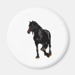 Vuelta súbita de los caballos iman para frigorífico