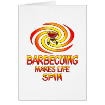 Vueltas de barbacoa tarjetón