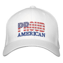 W3 orgulloso del americano gorra de beisbol