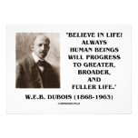 W.E.B. ¡Dubois (Du Bois) cree en vida! Progreso Comunicado Personalizado