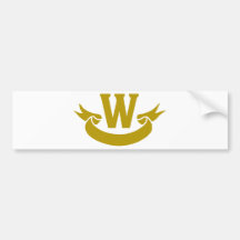 W-real-cinta Etiqueta De Parachoque