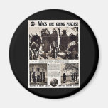 ¡Wacs es lugares que van! Imanes Para Frigoríficos
