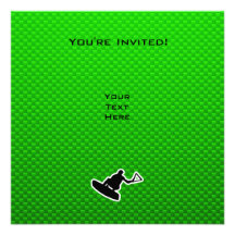 Wakeboarder verde comunicado