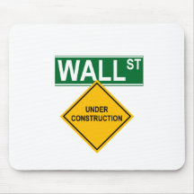 Wall Street: Bajo construcción Alfombrilla De Raton