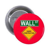Wall Street bajo construcción Pin