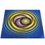 Wallart abstracto moderno de Sun de la fantasía de Lienzo Envuelto Para Galerias