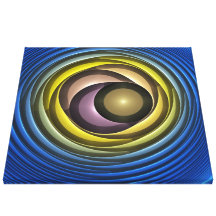 Wallart abstracto moderno de Sun de la fantasía de Lienzo Envuelto Para Galerias