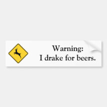 warning-01 etiqueta de parachoque