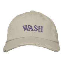 Washington bordó el gorra gorros bordados