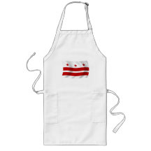 Washington D.C. Flag Apron Delantales