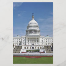 Washington DC del edificio del capitolio de los E. Flyer Personalizado