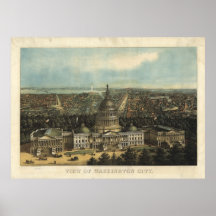 Washington, Distrct de Columbia 1971 Poster