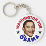 Washington para Obama Llaveros Personalizados