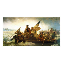 Washington que cruza el Delaware de Manuel Leutze Tarjeta Fotográfica Personalizada