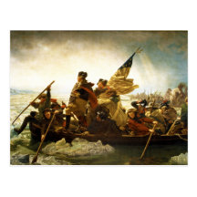 Washington que cruza el Delaware de Manuel Leutze Postales
