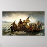 Washington que cruza el Delaware Poster