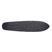 Wassertropfen auf Metall Skate Board