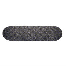 Wassertropfen auf Metall Skateboard Brett