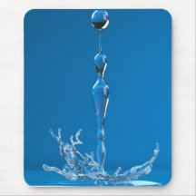 Wassertropfen Mousepad