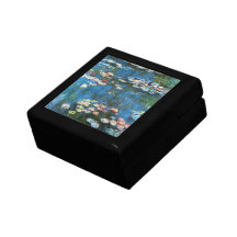 Waterlilies de Claude Monet, impresionismo del vin Caja De Regalo